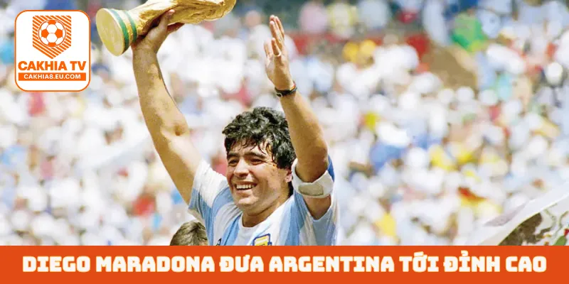 Diego Maradona dẫn lối Argentina tới đỉnh cao