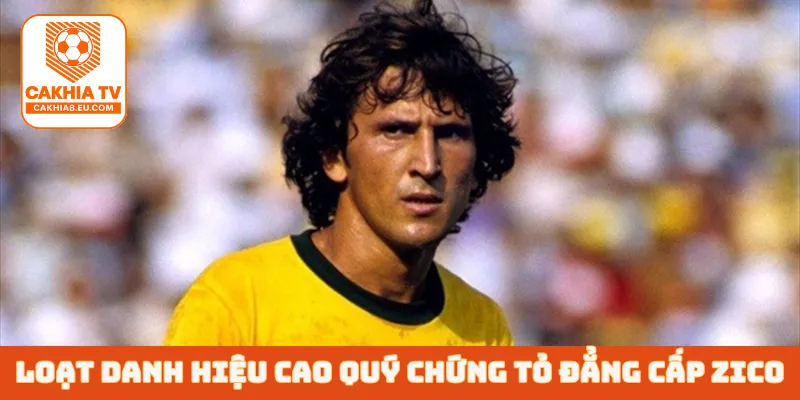 Loạt danh hiệu cao quý chứng tỏ đẳng cấp Zico